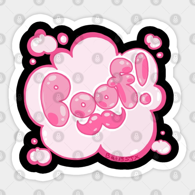 Poof! Sticker by Bat13SJx